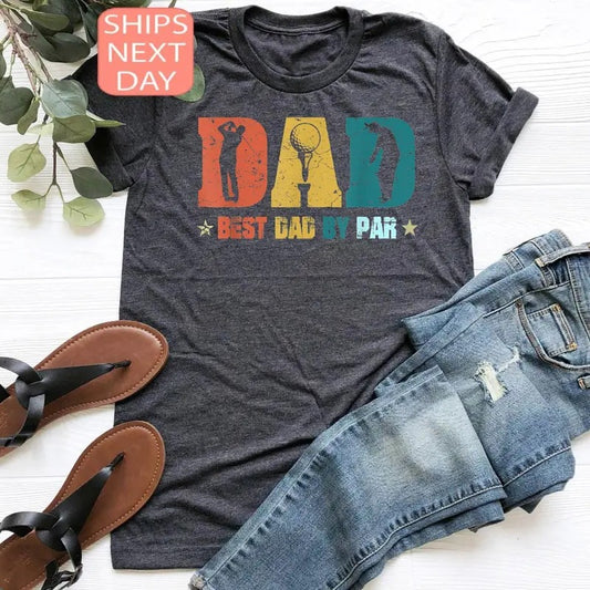 Golfer Dad Shirt Gift For Fathers Day Best Dad By Par Tee Gift For Golfer Dad Fathers Day Shirt Sports Dad Gift Golf Lover Gift  sweater and hoodie
