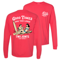 Good Times & Tan Lines Long Sleeve Tee Hoodie, Sweatshirt | CoreVibeTees.com