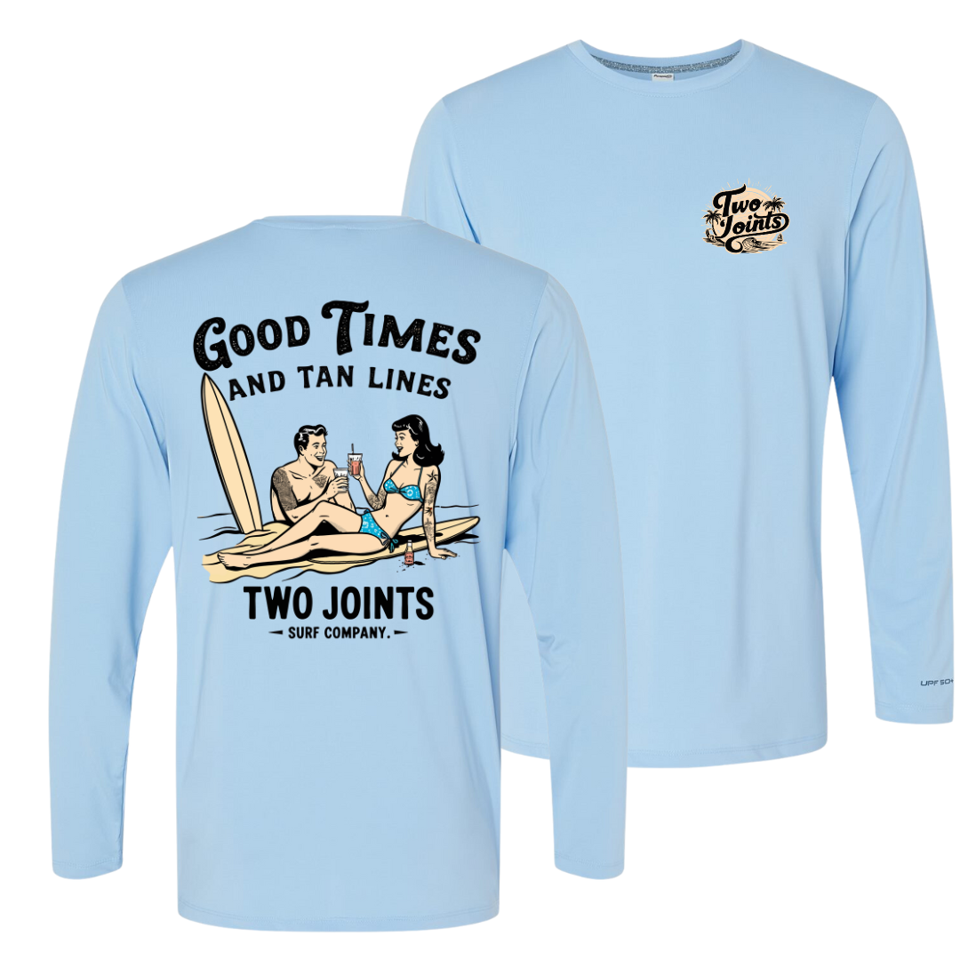 Good Times & Tan Lines SPF Shirt Hoodie, Sweatshirt | CoreVibeTees.com