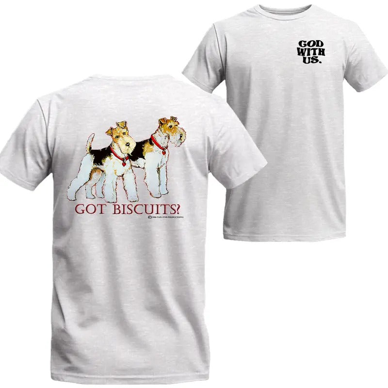 Got Biscuits Fox Terrier Dog Lovers T-Shirt, MW Unisex Shirt Menswear Top Hoodie, Sweatshirt | CoreVibeTees.com
