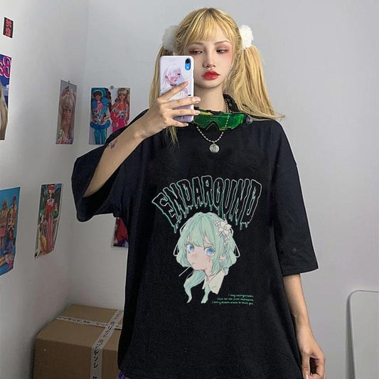 Gothic Melody Hatsune Miku Kawaii Tee