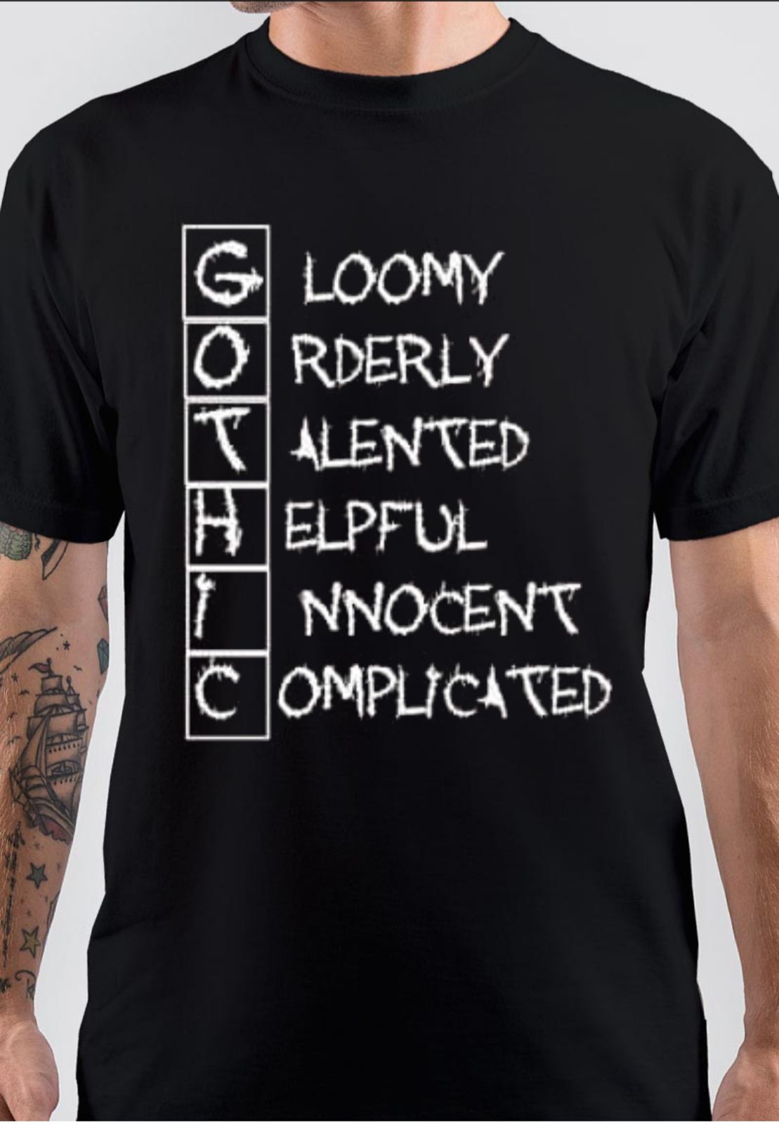 Gothic T-Shirt Hoodie, Sweatshirt | CoreVibeTees.com