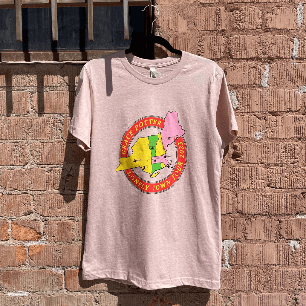 Lonely Town Tour Map T-Shirt Hoodie, Sweatshirt | CoreVibeTees.com (Image 3)