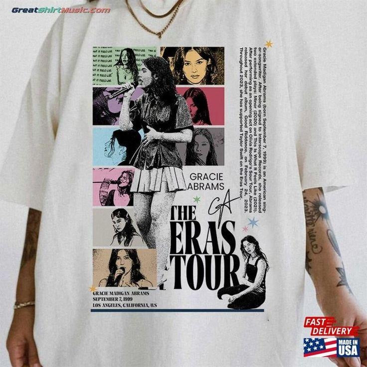 Gracie Abrams Era Tour Shirt, Graphic  Music Merch Tee