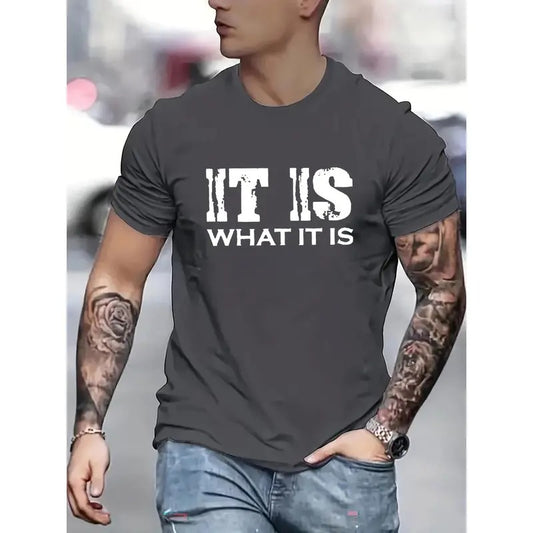 Graphic Alphabets Crew Neck Short Sleeve T-Shirt - Comfy Slight Stretch Patterned Polyester Tee for Casual Daily Style, Trendy Summer Fashion Clothing, Great Gift Idea Made in USA