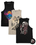 Custom 3 Pack Graphic Tank