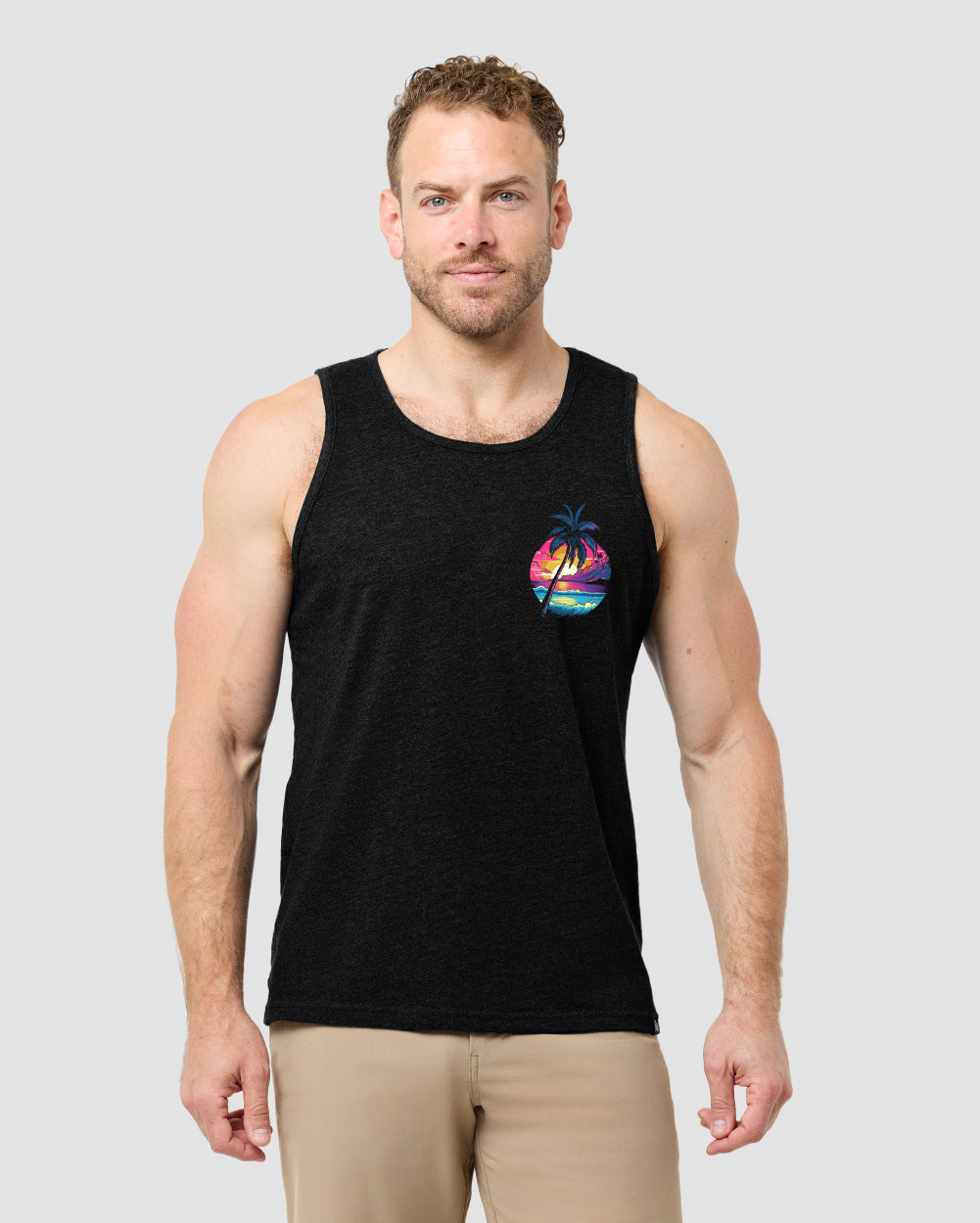 Neon Shores II Tank - Black