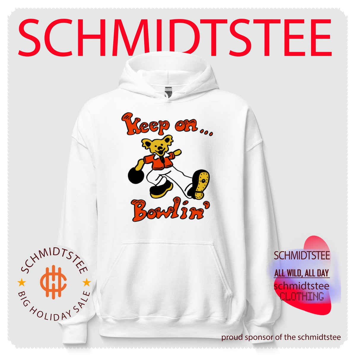 Grateful Dead Dancing Bear Keep on Bowlin’ shirt