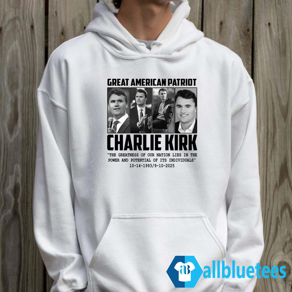 Great American Patriot Charlie Kirk Shirt