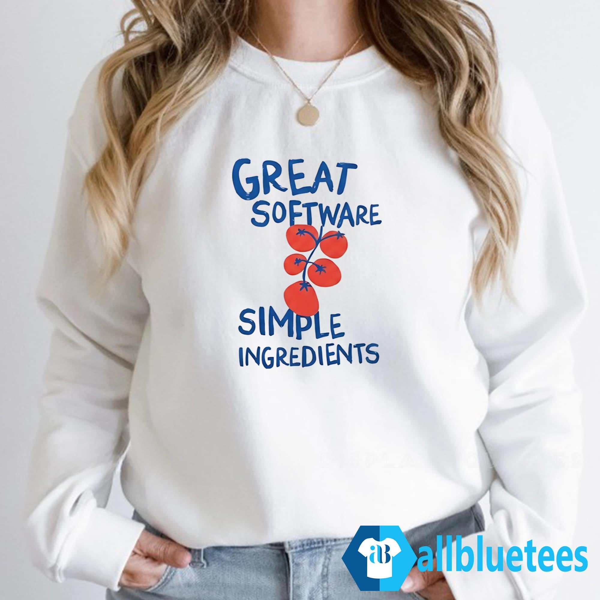 Great Software Simple Ingredients Shirt