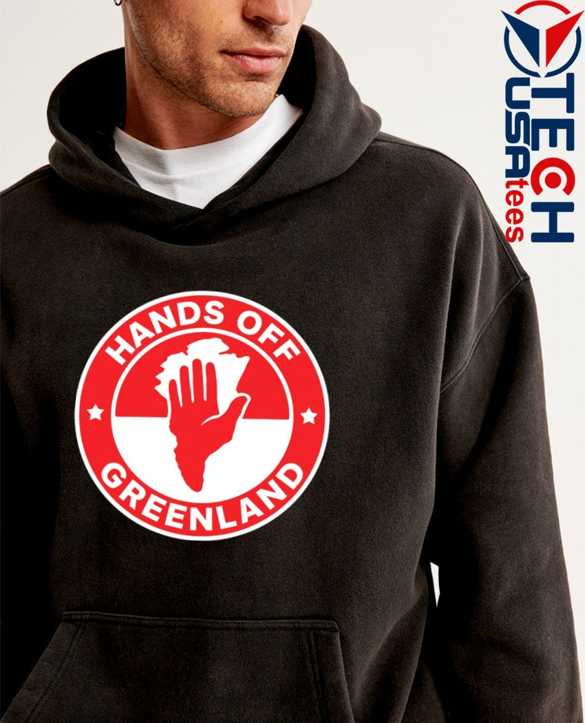 Greenland hands off logo shirt
