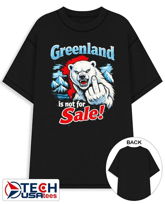 Greenland is not for sale Polar Bear middle finger shirt
