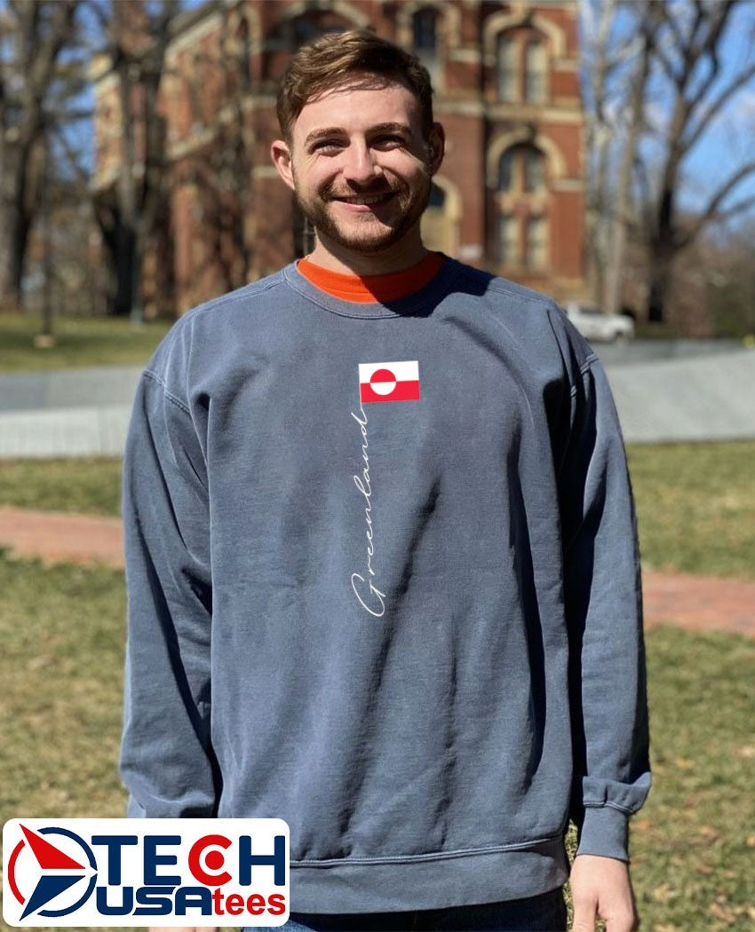 Greenland is not for sale hands off flag shirt