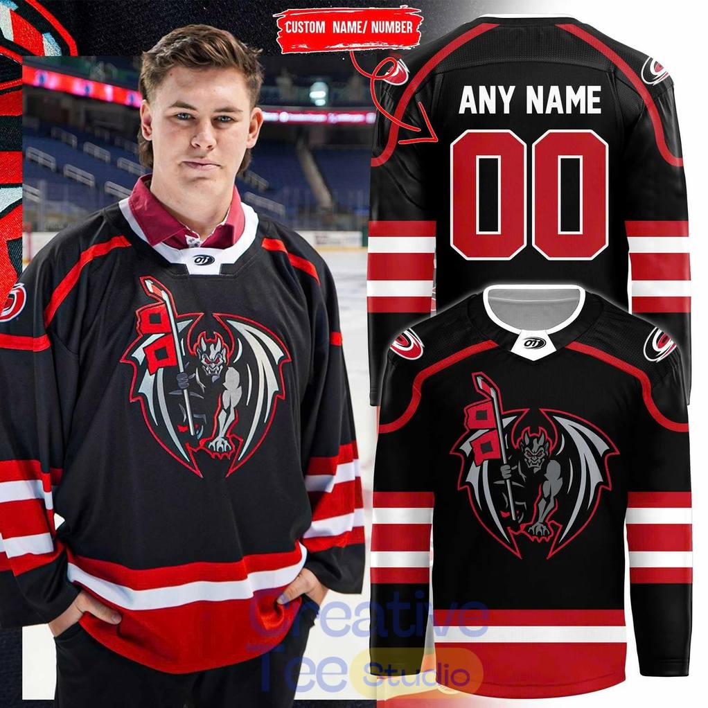 Greensboro Gargoyles Game Worn Affiliation Weekend 2026 Custom Hockey Jersey