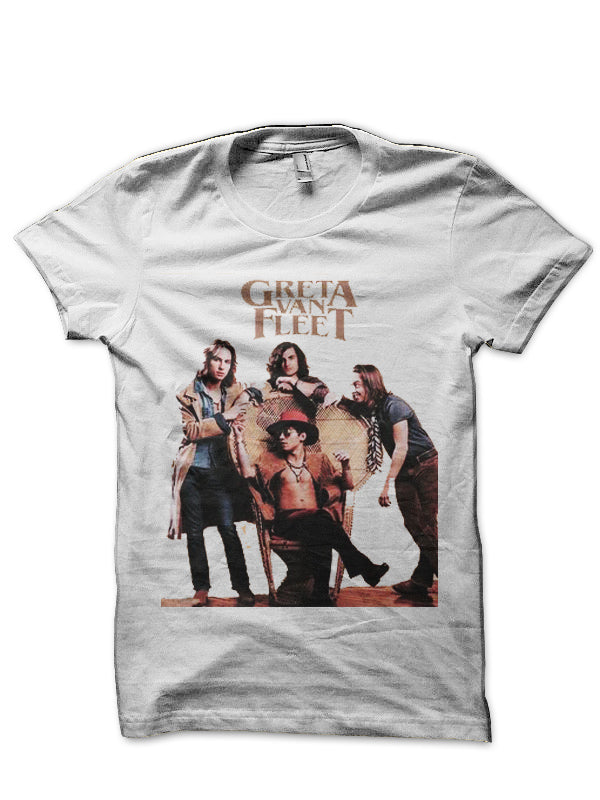 Greta Van Fleet White T-Shirt Style001 Hoodie, Sweatshirt | CoreVibeTees.com
