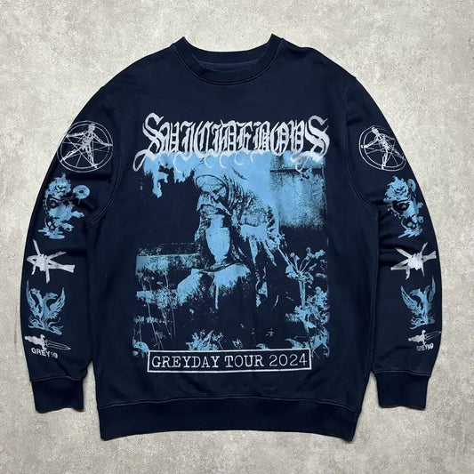 Grey Day Tour 2024 G59 Long Sleeve, G 59 The Boys Shirt, Grey Tour G59 2024 Tee, Ruby And Scrim Unisex Shirt Hoodie Sweatshirt Cotton Fabric Printed On The Sleeves