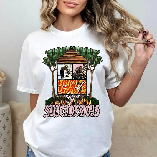 Greyg0ds Suicideb0ys Graphic Tee, Fan Merch, Rap Music Tee, Concert Outfit, Unisex Short Sleeve Tee Shirt, Casual Clothing