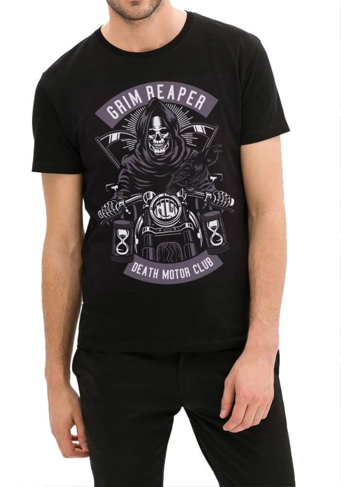 Grim Reaper Biker T-Shirt Hoodie, Sweatshirt | CoreVibeTees.com