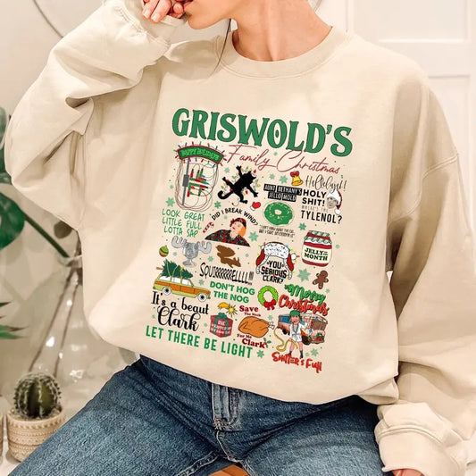 Griswold Christmas Sweatshirt, Christmas Movie Sweater, Christmas Vacation Shirt, Christmas Crewneck, Christmas Gifts, Women's Christmas Shirt