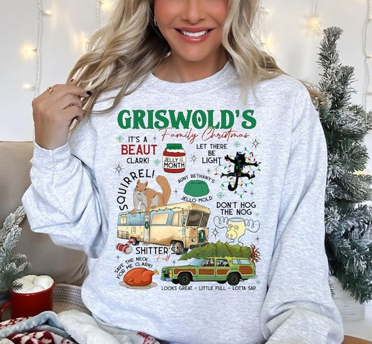 Griswold Christmas Sweatshirt, Griswold Co Sweater, Christmas Tree Farm Sweatshirt Family Vacation Match, National Lampoon's Christmas Vacation