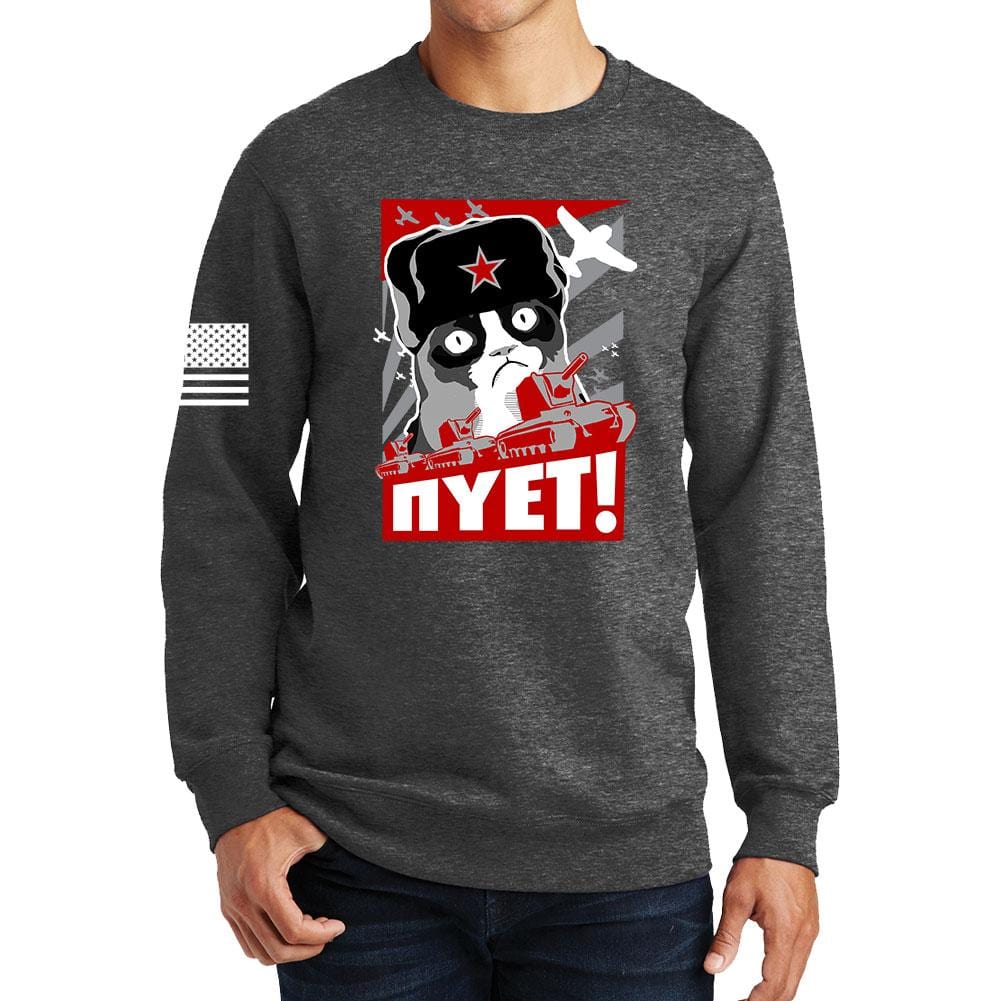 NIET Grumpy Russian Cat Sweatshirt T-Shirts, Hoodie | CoreVibeTees.com (Image 2)