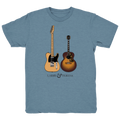 Guitar Blue T-Shirt Hoodie, Sweatshirt | CoreVibeTees.com (Image 1)