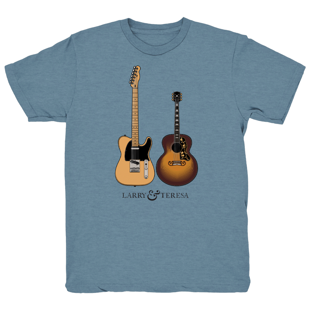 Guitar Blue T-Shirt Hoodie, Sweatshirt | CoreVibeTees.com (Image 1)