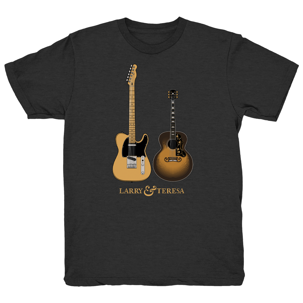 Guitar Dark Grey T-Shirt Hoodie, Sweatshirt | CoreVibeTees.com (Image 1)