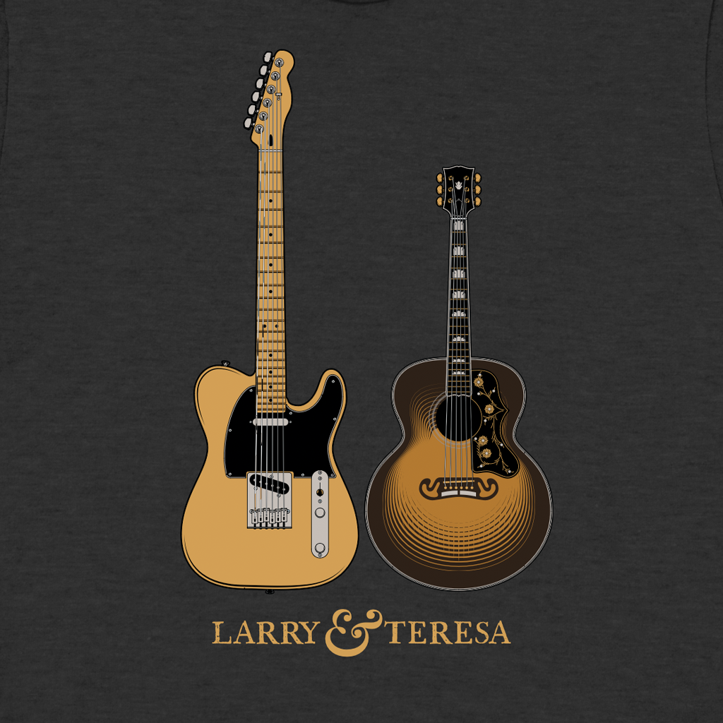 Guitar Dark Grey T-Shirt Hoodie, Sweatshirt | CoreVibeTees.com (Image 2)