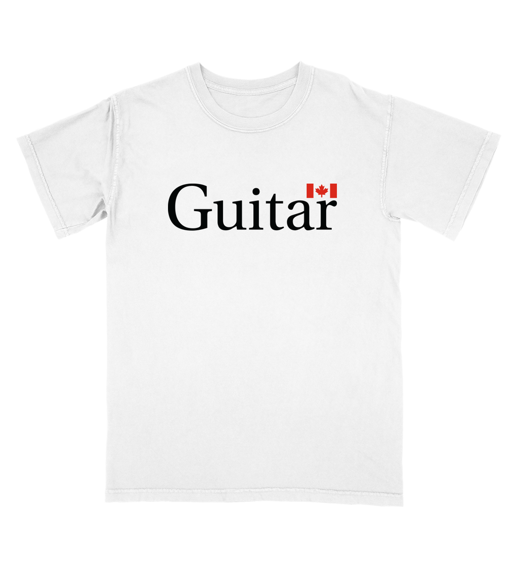 Guitar White T-Shirt Hoodie, Sweatshirt | CoreVibeTees.com (Image 1)