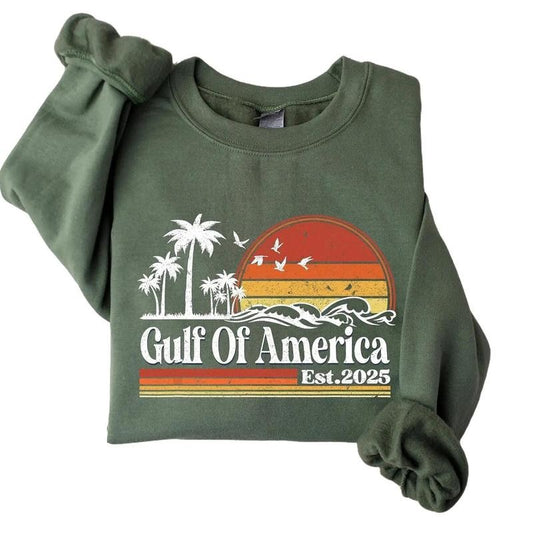 Gulf Of America Sweatshirt, Gulf Of America Est 2025 Shirt, Gulf Of America Tee, Gulf of America Patriotic Shirt, American Gulf Coast