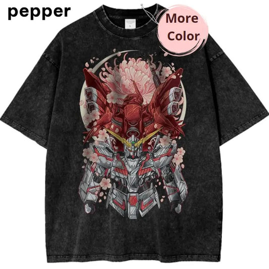 Gundam Anime Vintage Tee Shirt for Fans and Collectors, anime Graphic Tee,  vintage clothing men, anime clothing, Menswear Top Shortsleeve