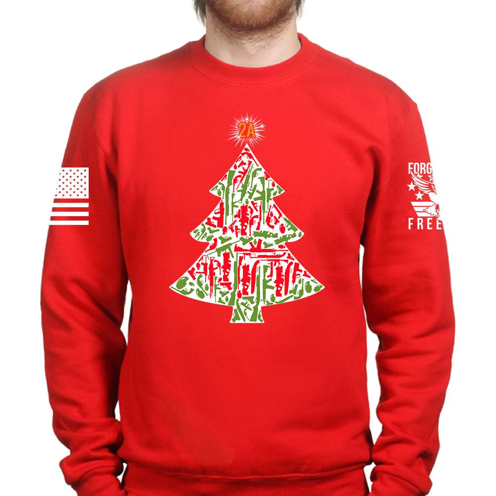2A Christmas Tree Sweatshirt Style001 T-Shirts, Hoodie | CoreVibeTees.com (Image 3)