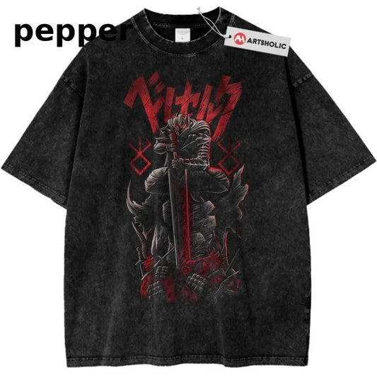 Guts Shirt, Berserk Shirt, Anime Shirt, Vintage T-Shirt Sweatshirt, Hoodie, Comfort Colors