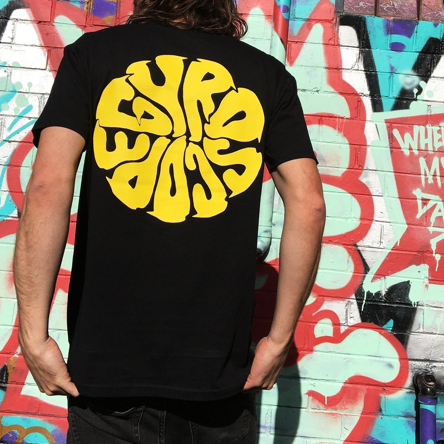 Liquid Logo T-Shirt (Black) Hoodie, Sweatshirt | CoreVibeTees.com (Image 3)