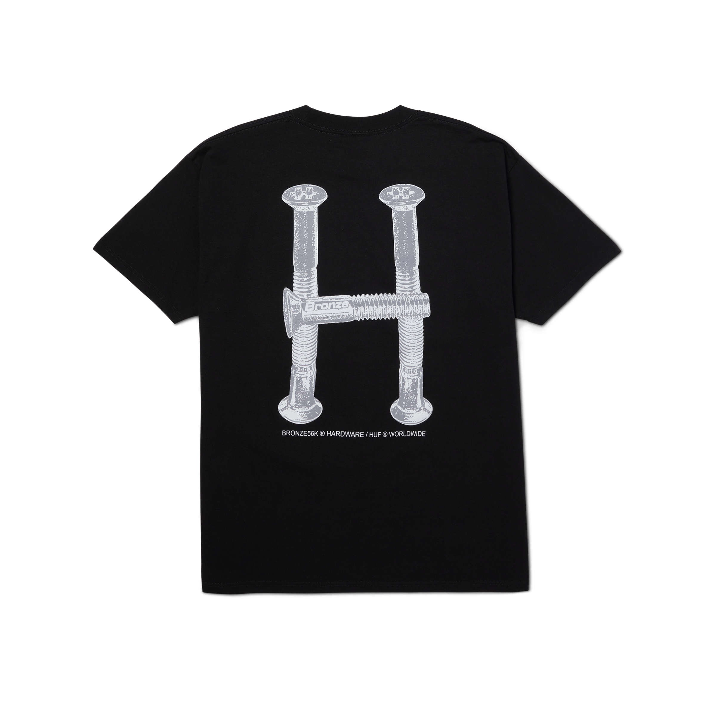 HUF x Bronze56K H Bolts Triple Triangle T-Shirt Hoodie, Sweatshirt | CoreVibeTees.com (Image 2)