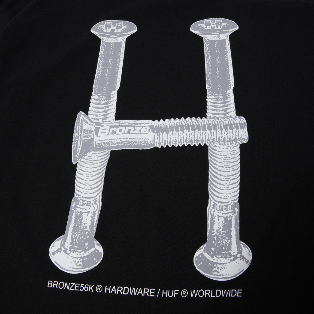 HUF x Bronze56K H Bolts Triple Triangle T-Shirt Hoodie, Sweatshirt | CoreVibeTees.com (Image 3)
