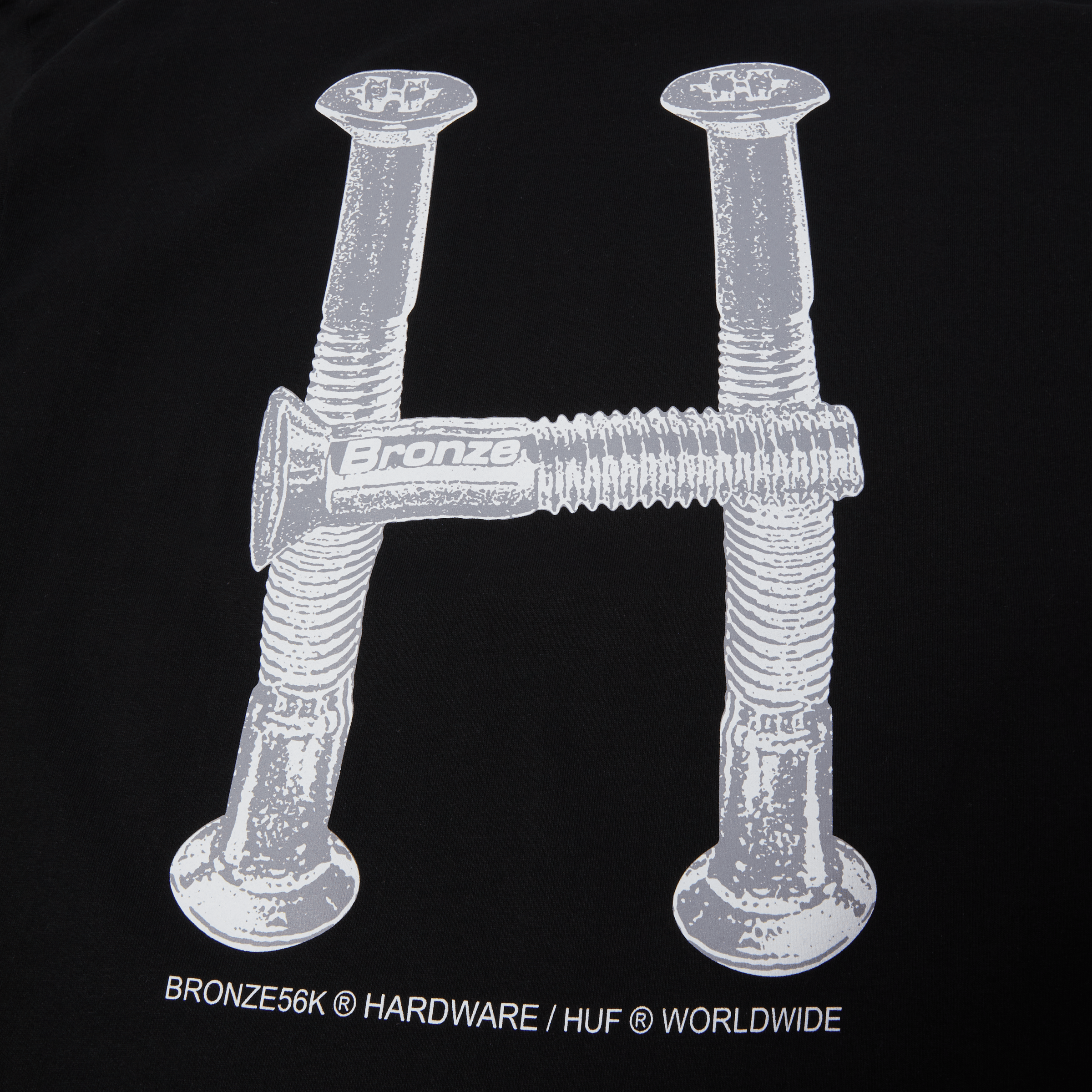 HUF x Bronze56K H Bolts Triple Triangle T-Shirt Hoodie, Sweatshirt | CoreVibeTees.com (Image 3)