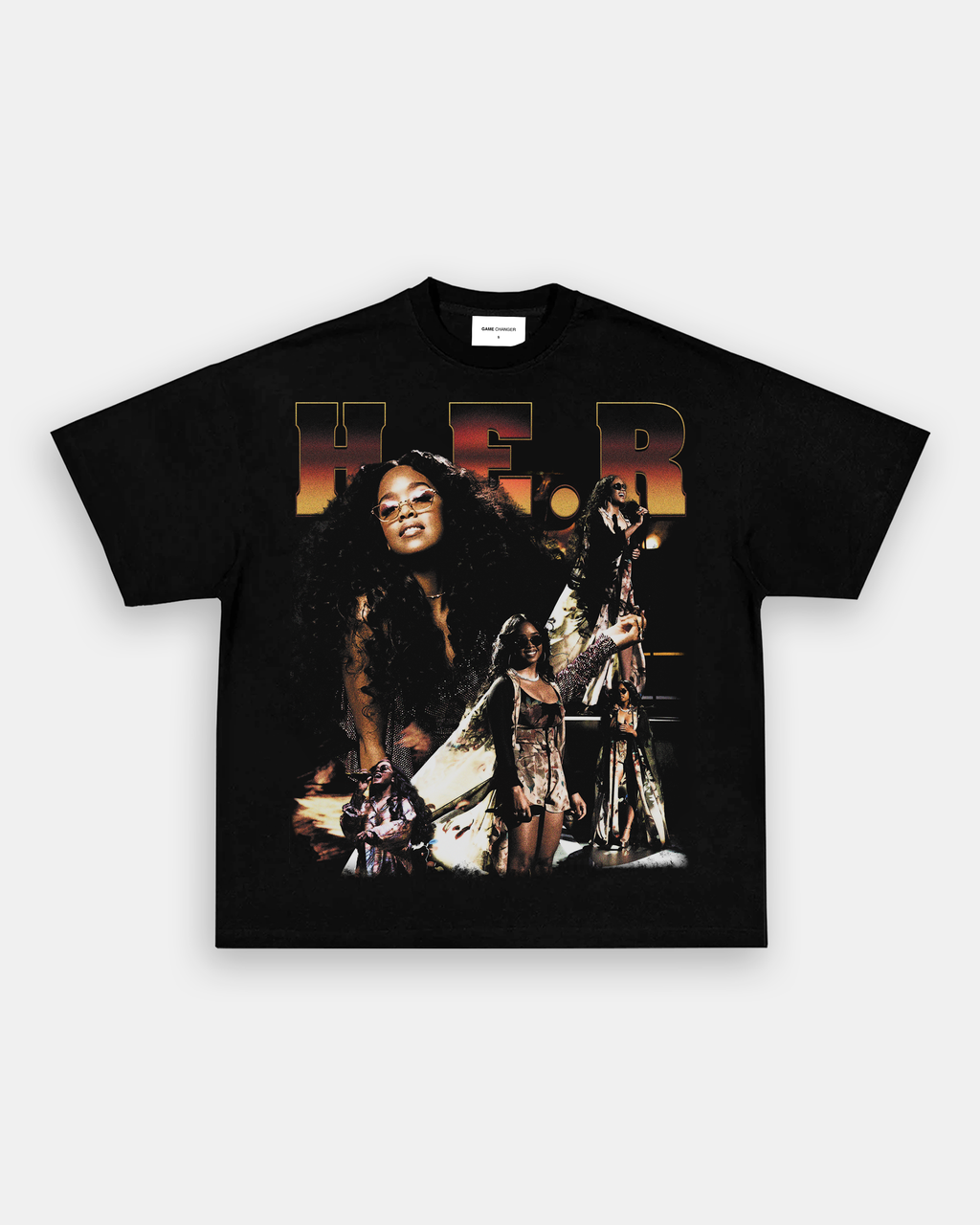 H.E.R. TEE Hoodie, Sweatshirt | CoreVibeTees.com (Image 1)