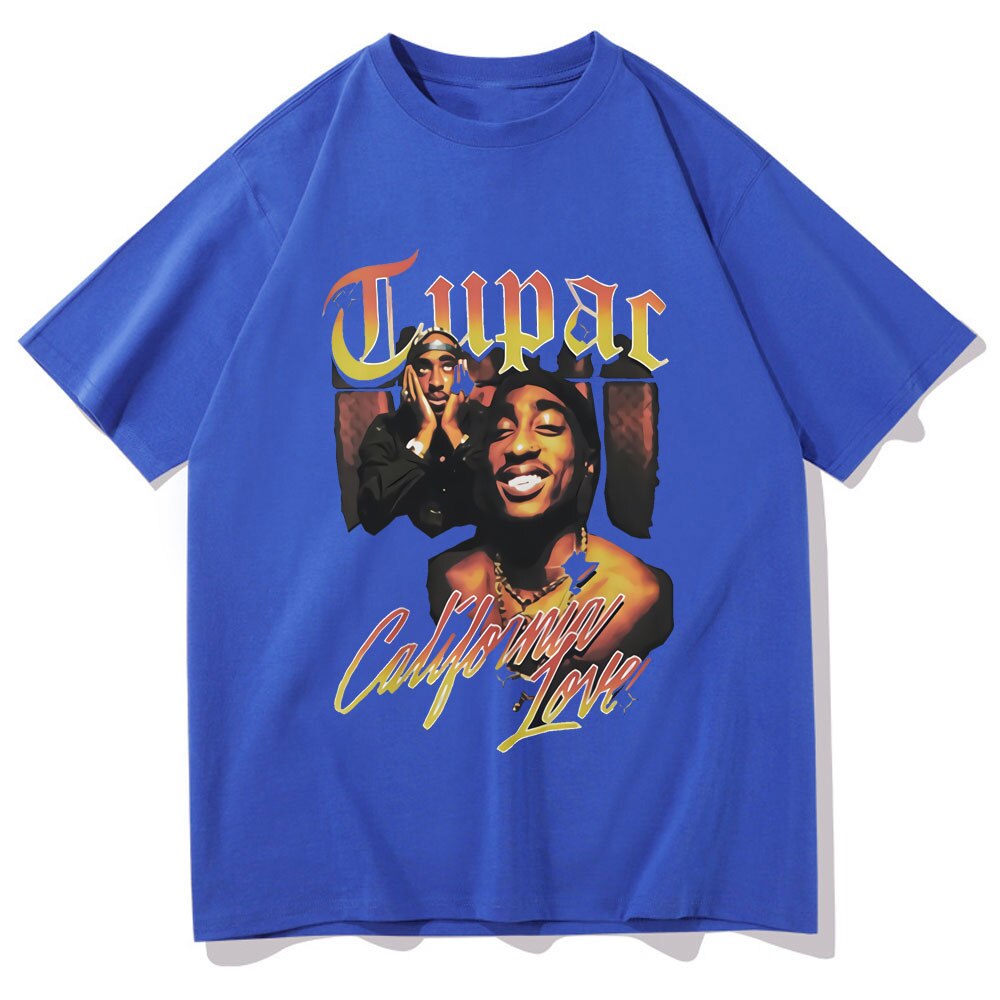 Rapper Tupac T Shirt Hip Hop Loose Oversized Hoodie, Sweatshirt | CoreVibeTees.com (Image 5)
