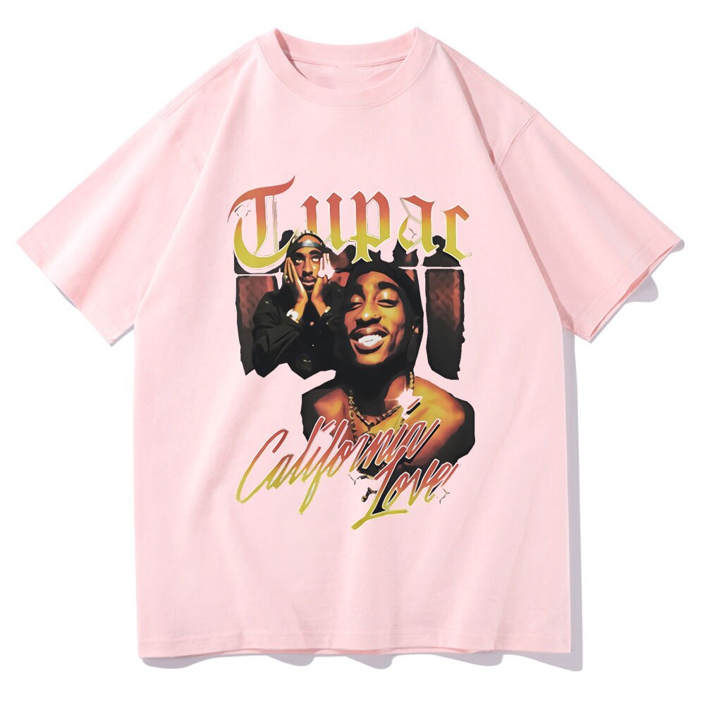Rapper Tupac T Shirt Hip Hop Loose Oversized Hoodie, Sweatshirt | CoreVibeTees.com (Image 4)