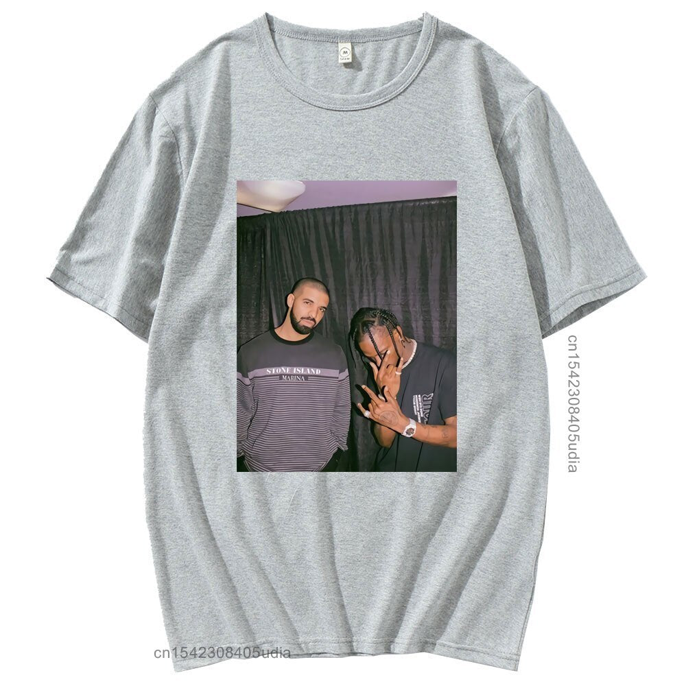 Drake And Travis Scott Retro Style T Shirt Hoodie, Sweatshirt | CoreVibeTees.com (Image 4)