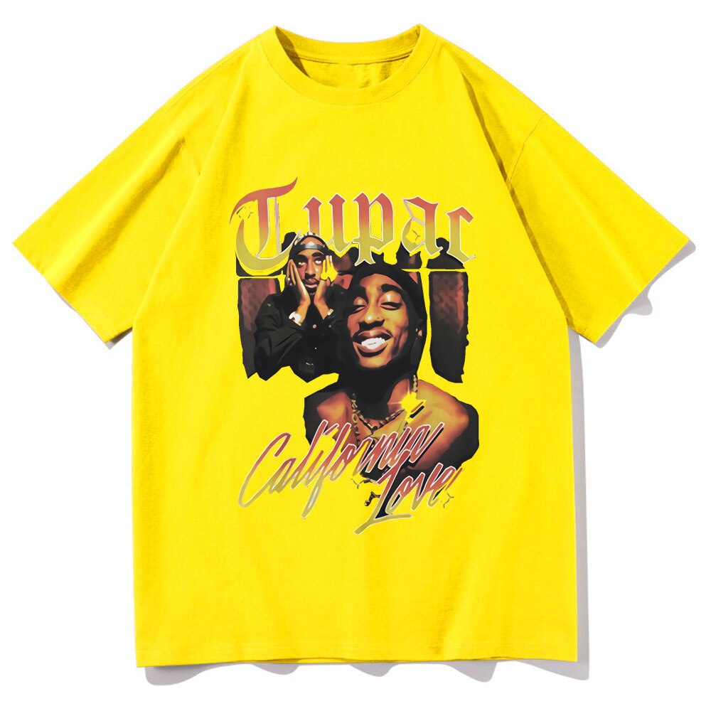 Rapper Tupac T Shirt Hip Hop Loose Oversized Hoodie, Sweatshirt | CoreVibeTees.com (Image 3)