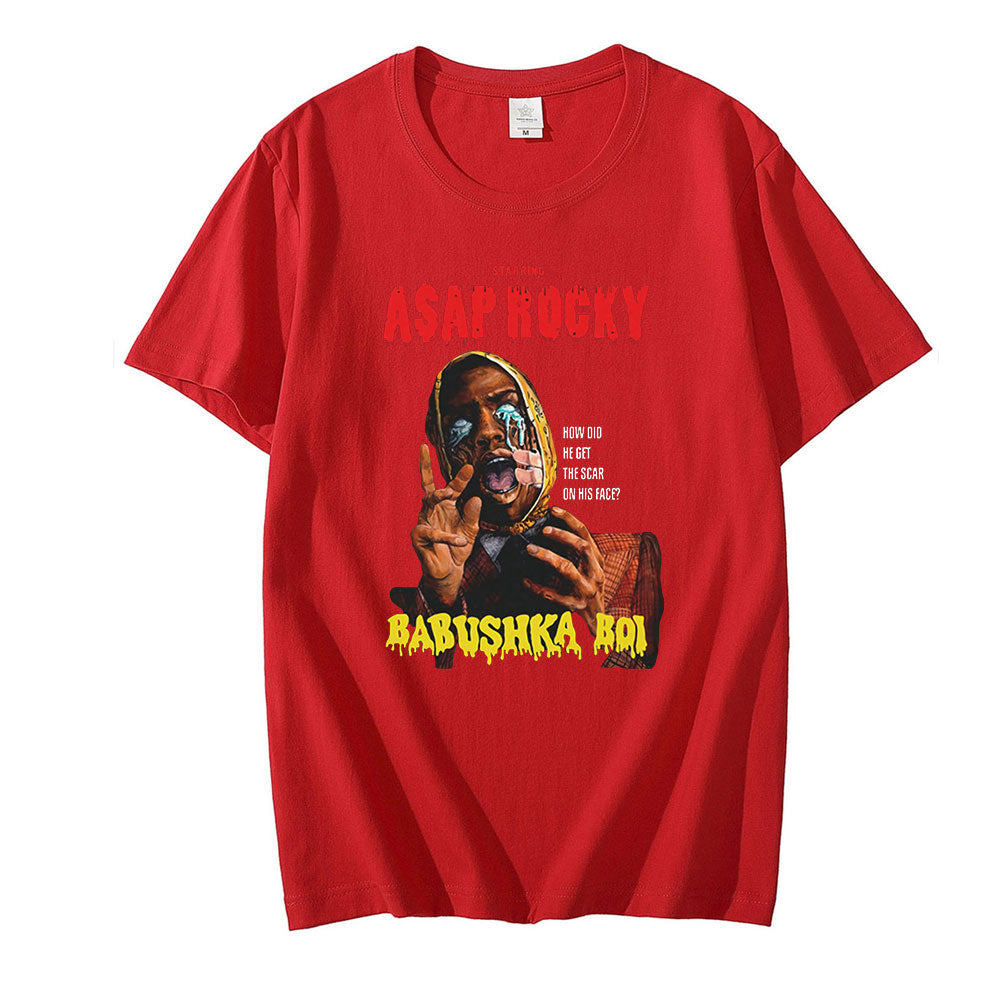 Asap Rocky Graphic Printed T shirt Oversized Unisex Hoodie, Sweatshirt | CoreVibeTees.com (Image 2)