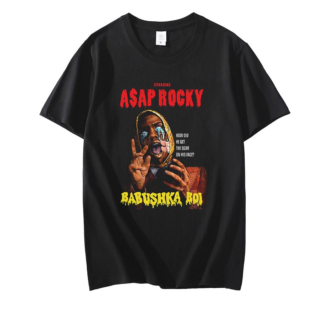 Asap Rocky Graphic Printed T shirt Oversized Unisex Hoodie, Sweatshirt | CoreVibeTees.com (Image 3)
