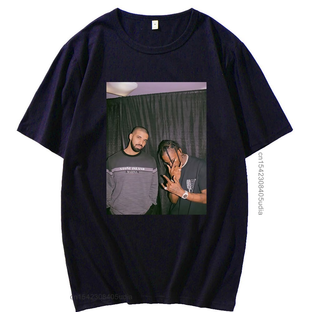 Drake And Travis Scott Retro Style T Shirt Hoodie, Sweatshirt | CoreVibeTees.com (Image 2)