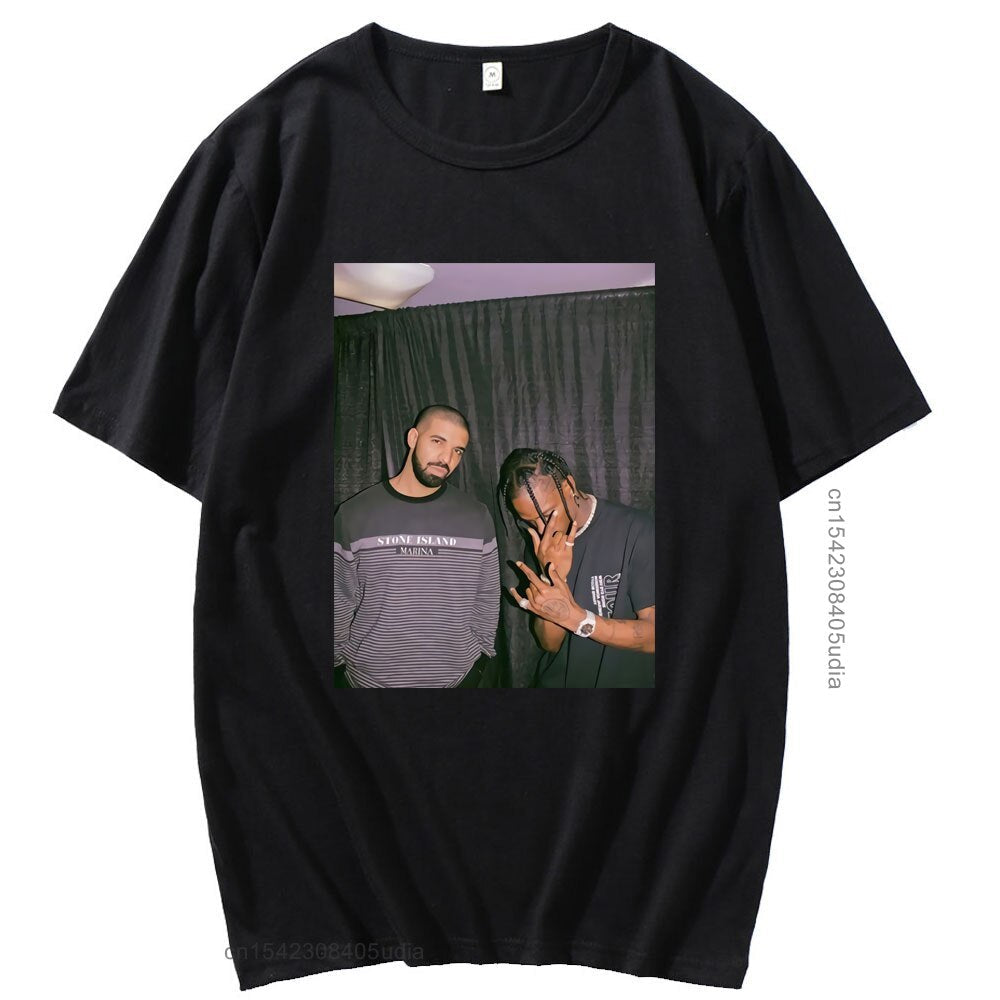 Drake And Travis Scott Retro Style T Shirt Hoodie, Sweatshirt | CoreVibeTees.com (Image 5)