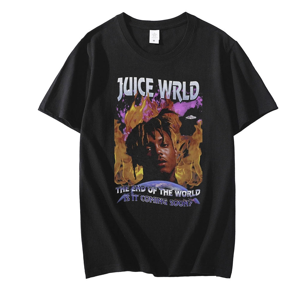 Unisex Juice WRLD  Streetwear T Shirt Hoodie, Sweatshirt | CoreVibeTees.com (Image 1)