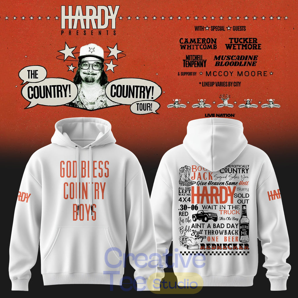 HARDY: THE COUNTRY! COUNTRY! TOUR! 2026 Hoodie
