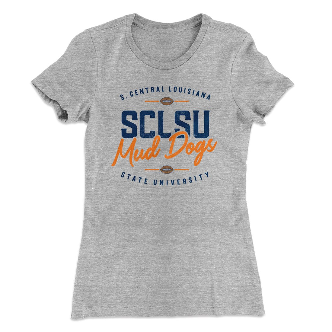 SCLSU Mud Dogs Football Women's T-Shirt Hoodie, Sweatshirt | CoreVibeTees.com (Image 1)